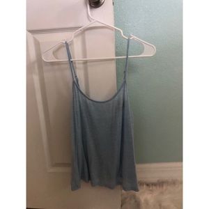 Open back tank top